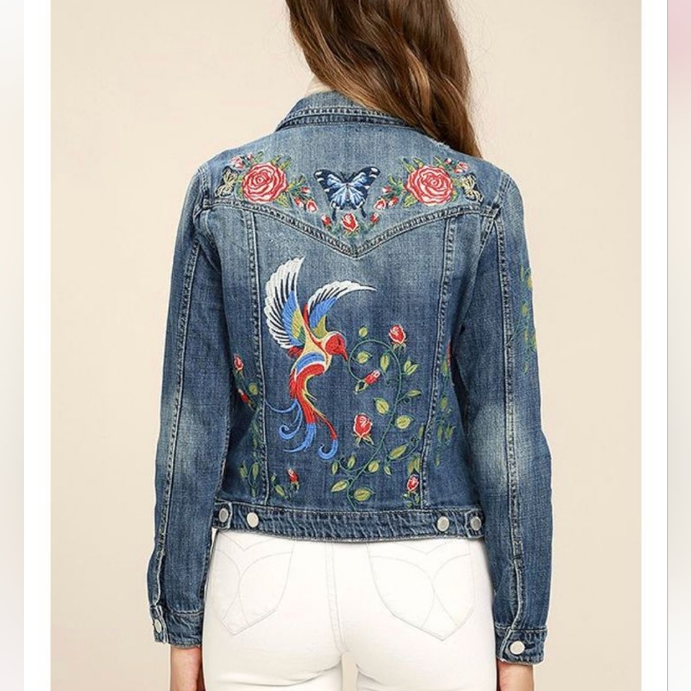 Embroidered Jean Jacket - Picture 11 of 11